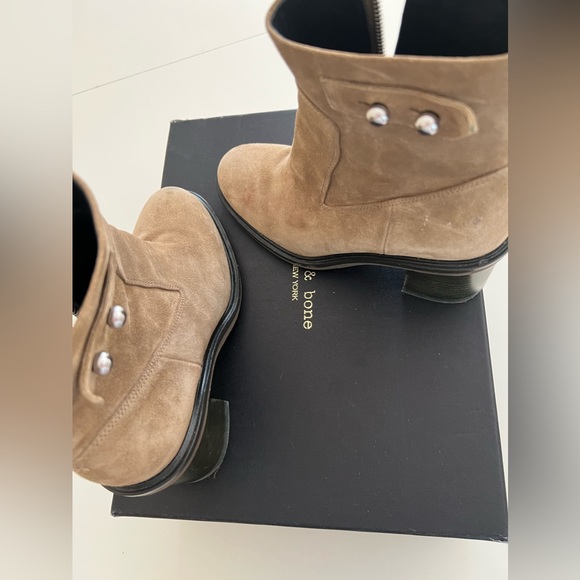 Rag and bone olive suede boots. Excellent condition - Picture 5 of 7